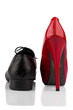canvas print picture - High Heels und Herrenschuh