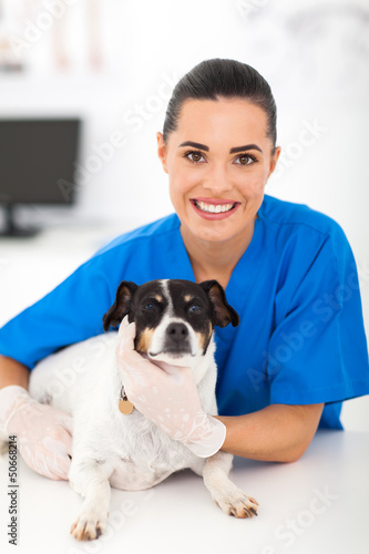 Photo: friendly female vet friendly female vet