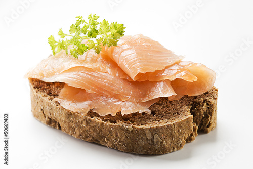 Photo: Salmon sandwich Salmon sandwich