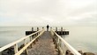 Man having a speach on a dock