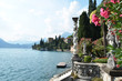 View to the lake Como from villa Monastero. Italy