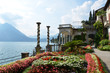 View to the lake Como from villa Monastero. Italy