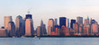 New York City Manhattan downtown skyline