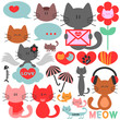 Various cute kittens collection