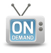 Cartoon-style TV Icon with "On Demand" wording on screen