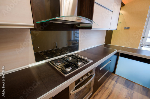 Photo: Interior of modern kitchen Interior of modern kitchen