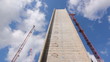 Office construction in London. Light timelapse.