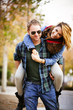 Modern young couple