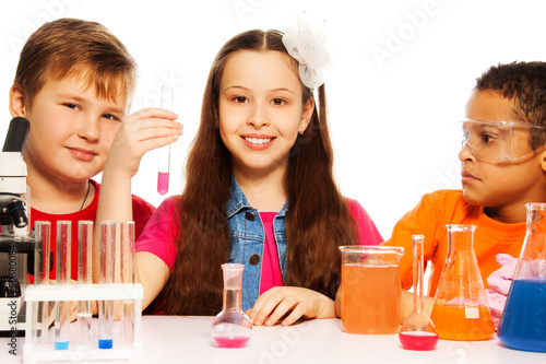 Photo: Chemistry class team Chemistry class team