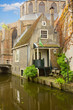 old town of  Delft, Netherlands