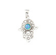 Beautiful silver pendant in Islam religion symbol shape