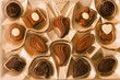 Box of milk chocolate allsorts
