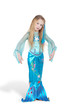 Girl dressed as mermaid