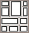 CADRES_Noirs et Blanc_x10