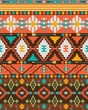 Aztec geometric seamless pattern