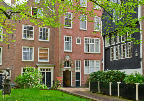 Photo: Begijhof yard, Amsterdam, Netherlands Begijhof yard, Amsterdam, Netherlands