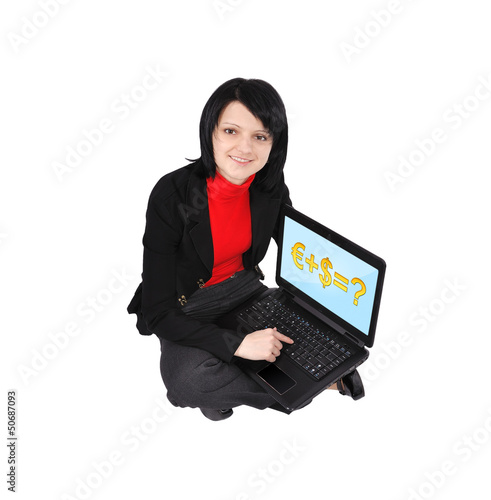 Photo: money formula on screen money formula on screen