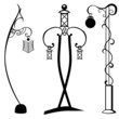 фонарь силуэты