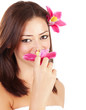 Photo: Attractive female in spa salon Attractive female in spa salon