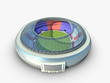 sport arena. stadium 3d illustration