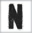 grunge letter