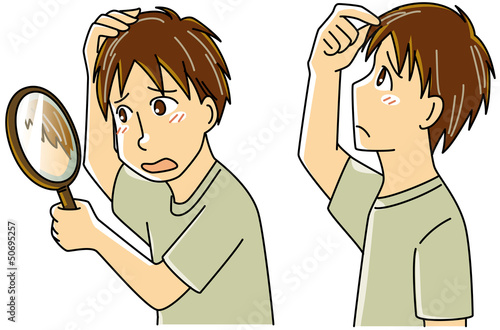 Vector: 白髪・男性 白髪・男性