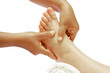 reflexology foot massage, spa foot treatment