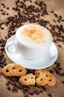 Cappuccino, coffee cup