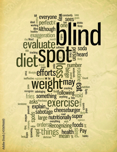 Illustration: Recognizing Blind Spots In Your Fat Loss Program Recognizing Blind Spots In Your Fat Loss Program