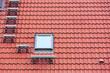 Photo: Red roof and window Red roof and window