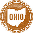 Ohio USA State Stamp
