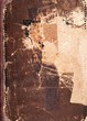 Old book cover texture, brown leather and paper