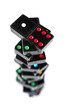 Domino skyscraper