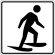 Schild Weiß - Schneeschuh Wan...