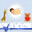 Baby shower invitation card