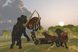 Mammoth and Saber Tooth Cat