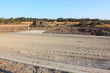 New road construction in realestate subdivision
