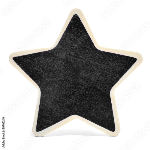 Photo: star-shaped blackboard star-shaped blackboard