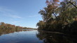 Early autumn river landscape