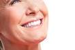 Happy woman smile.