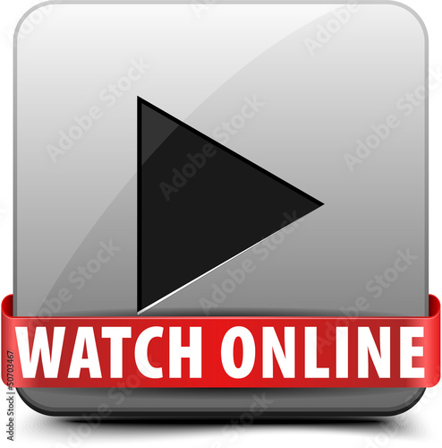 Vector: Watch Online button Watch Online button