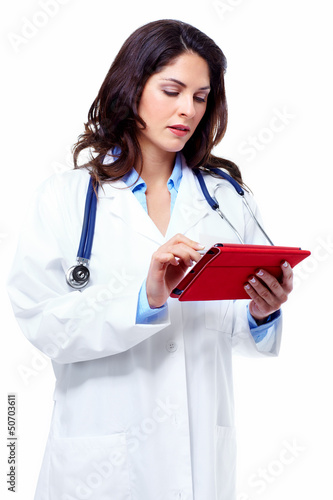 Photo: Doctor woman. Doctor woman.