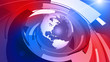 Illustration: World Globe Graphic Technology Background World Globe Graphic Technology Background