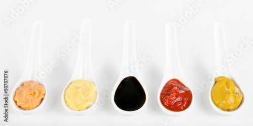 Photo: Sauces mixed Sauces mixed