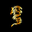 Dragon Tattoo Gold