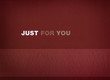 Jast for you words on linen background