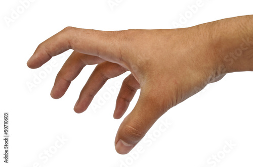 Photo: Male Hand Grabbing Pose Male Hand Grabbing Pose