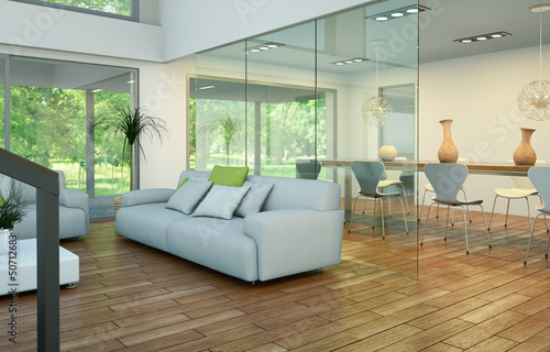 Illustration: modernes Loft modernes Loft