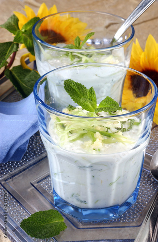 Photo: verrine de concombre et raifort au yaourt 2 verrine de concombre et raifort au yaourt 2