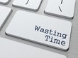 Wasting Time Concept.